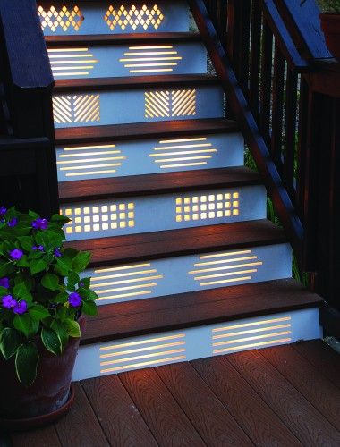 Deck Stairway Lighting Concepts