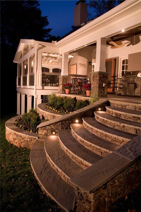 Exterior Stairs Lights Ideas